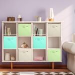 Storage Bins, Foldable Fabric Storage Cubes And Cloth Storage Organizer Drawer For Closet And Toys Storage, 6 Pack (Beige+Green+Mint Green) - Image 2