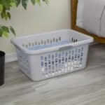 Flexible Plastic Laundry Basket, Lightweight and Durable, Suitable for Indoor and Outdoor Use