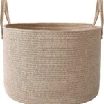 Extra Large 65L Cotton Rope Blanket Storage Basket